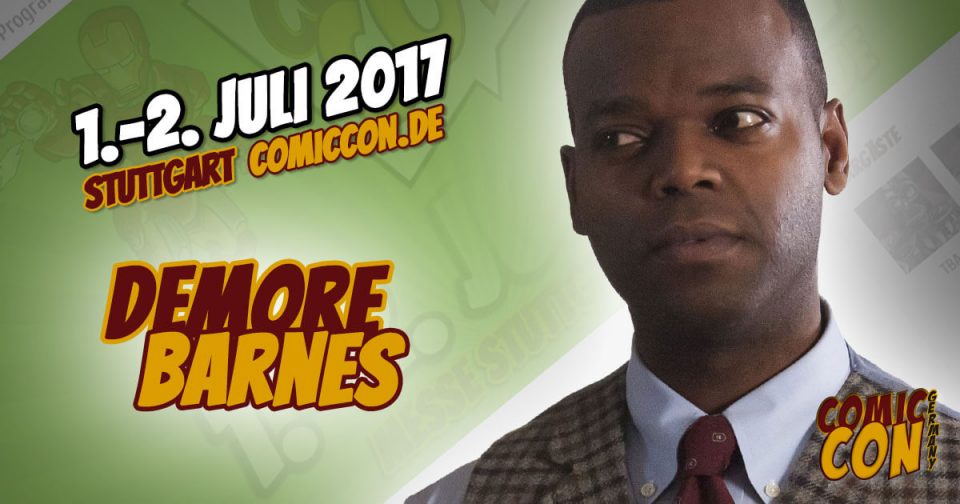 Comic Con Germany 2017 | Starguest | Demore Barnes